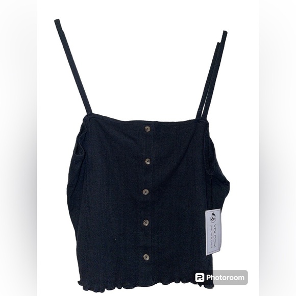 Volcom Lived in Lounge black tank top NWT - Picture 1 of 6